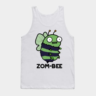 Zom-bee Cute Halloween Zombie Bee Pun Tank Top